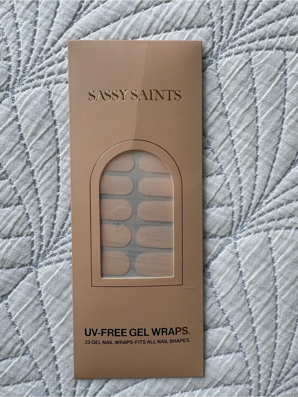 Sassy Saints UV-Free Gel Nail Wraps - Sugar Glaze